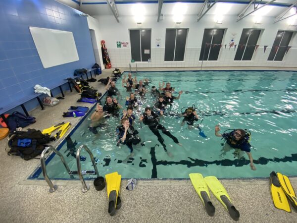 Scouts Try Dive